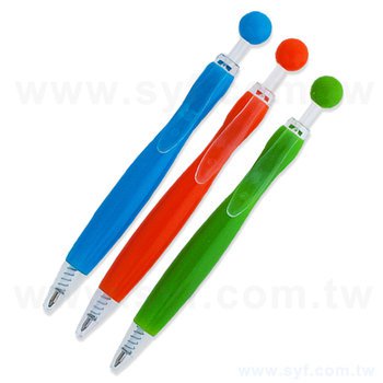 廣告筆-造型塑膠筆管禮品-單色原子筆-五款筆桿可選-採購訂製贈品筆_1